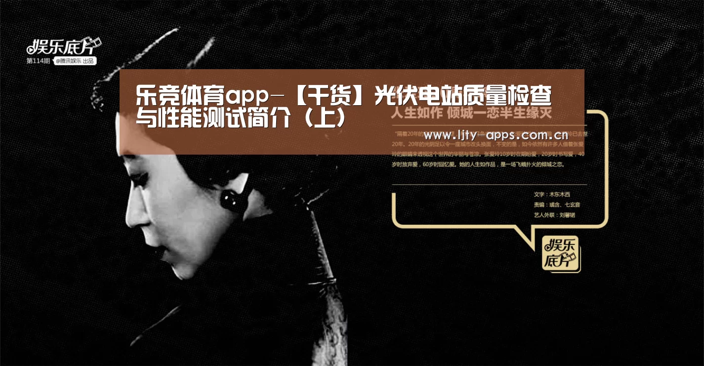 乐竞体育app-【干货】光伏电站质量检查与性能测试简介(上)(图4) 乐竞体育平台